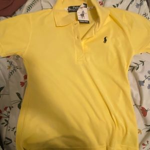 Brand new yellow polo